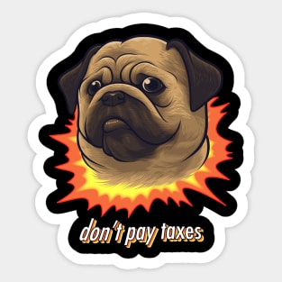 Financial Advice From A Dog Sticker